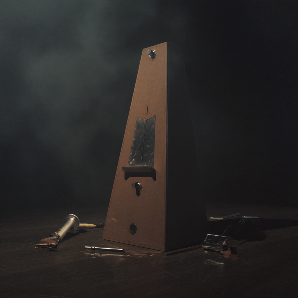 Person listening to music with headphones